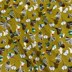 1212 Olive Floral Linen Boski