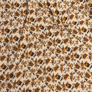 1q Cream Floral Linen Boski