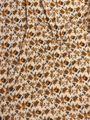 Cream Floral Linen Boski