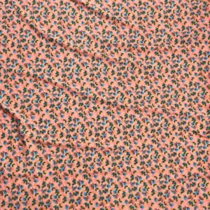 Peach Small Floral Linen Boski