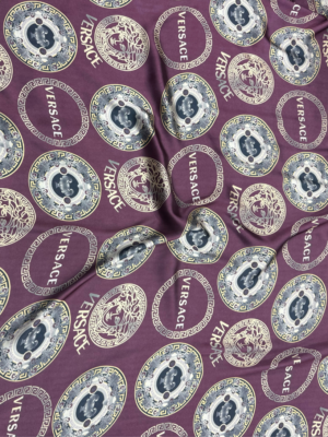 Purple Designer Inspired Shot Silk