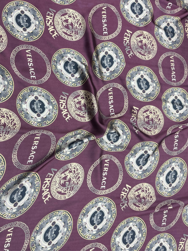 2 Purple Designer Inspired Shot Silk