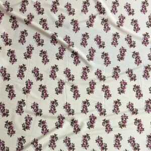 Cream Floral Linen Boski