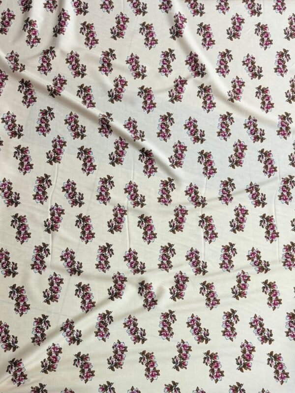 Cream Floral Linen Boski
