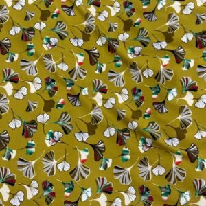 21 Olive Floral Linen Boski
