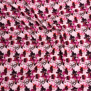 Pink Floral Linen Boski
