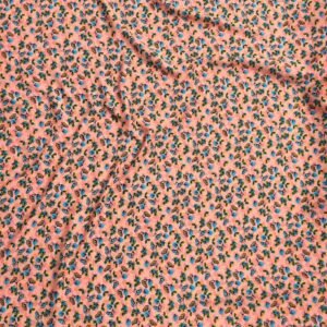 Peach Small Floral Linen Boski