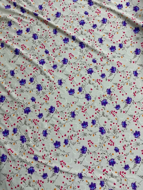Soft Lavender Floral Linen Boski