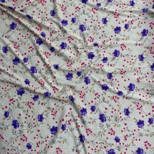 Soft Lavender Floral Linen Boski