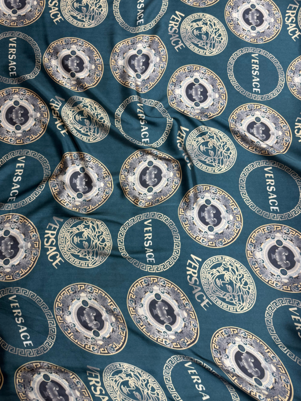 Forest Green Designer Inspired Shot Silk