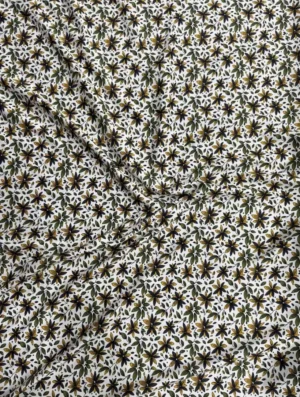 Cream Floral Linen Boski