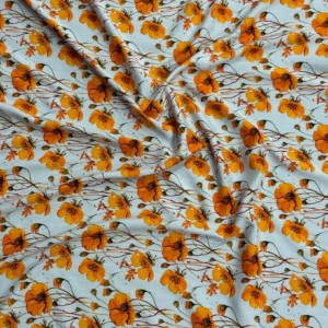 Irish Cream Floral Linen Boski