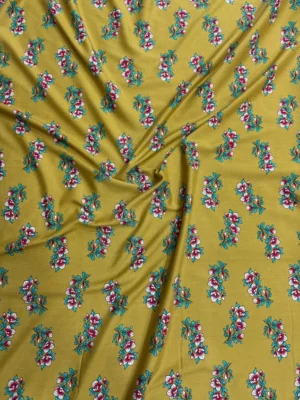 IMG_1079 Mustard Yellow Floral Linen Boski