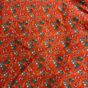 Rust Floral Linen Boski