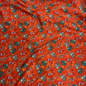 Rust Floral Linen Boski