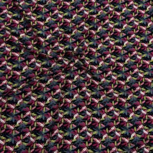b 2 Black Palm Leaves Linen Boski