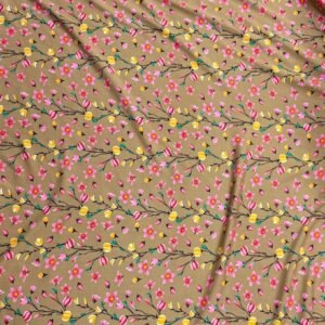 beige 2 Beige Floral Linen Boski