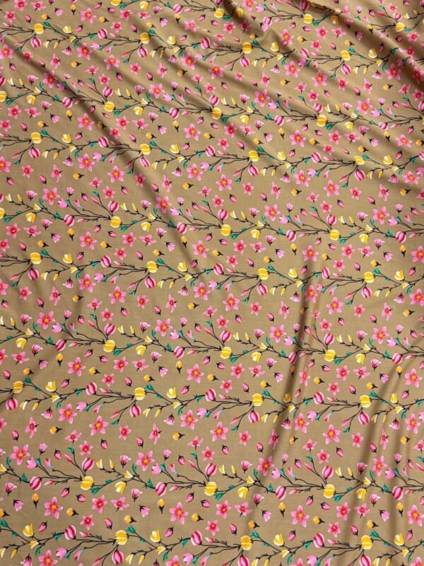 beige 2 Beige Floral Linen Boski