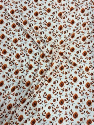 Cream Floral Linen Boski