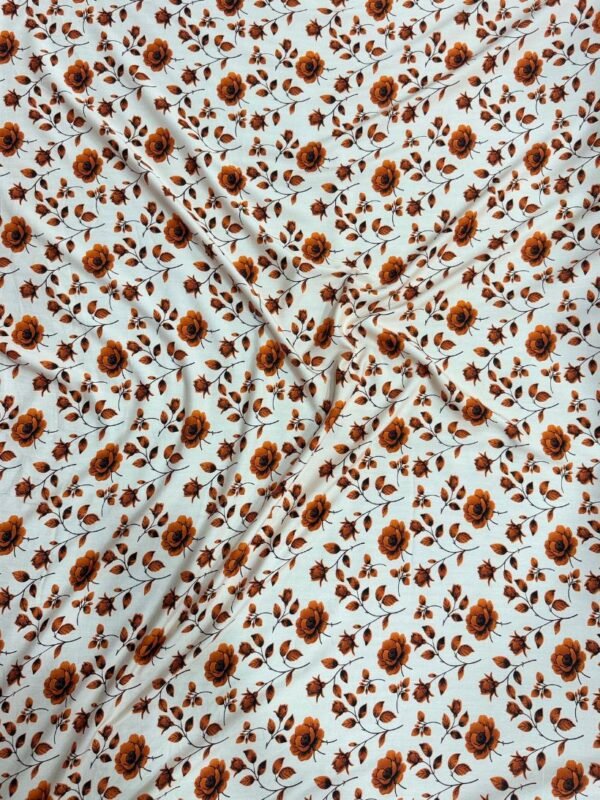 cream 3 Cream Floral Linen Boski