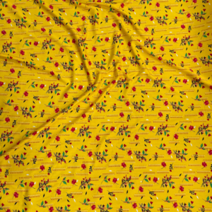 z Yellow Floral Linen Boski