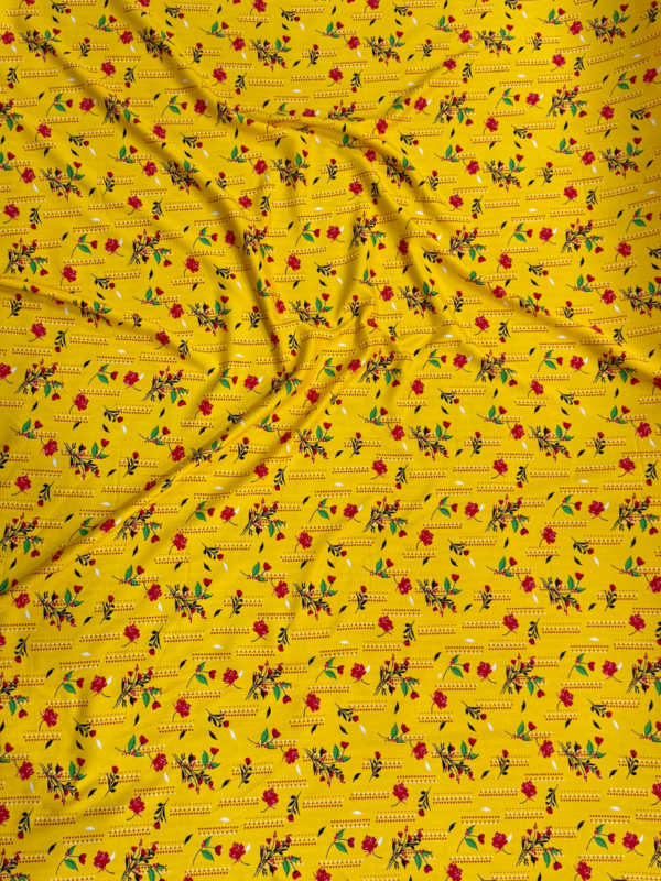 z Yellow Floral Linen Boski
